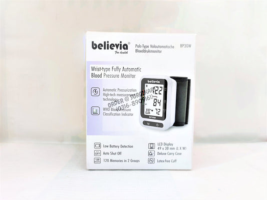 BP 30W - Digital Wrist Blood Pressure Monitor