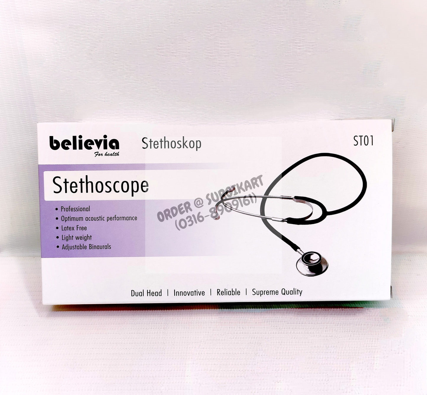 Believia Stethoscope ST 01 - Dual Head Stethoscope