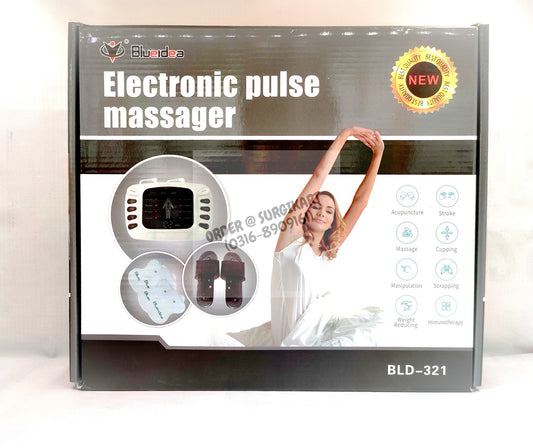 Electronic Pulse Massager - Blue idea - BLD 321