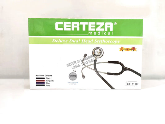 Certeza CR 747 X - Deluxe Dual Head Stethoscope