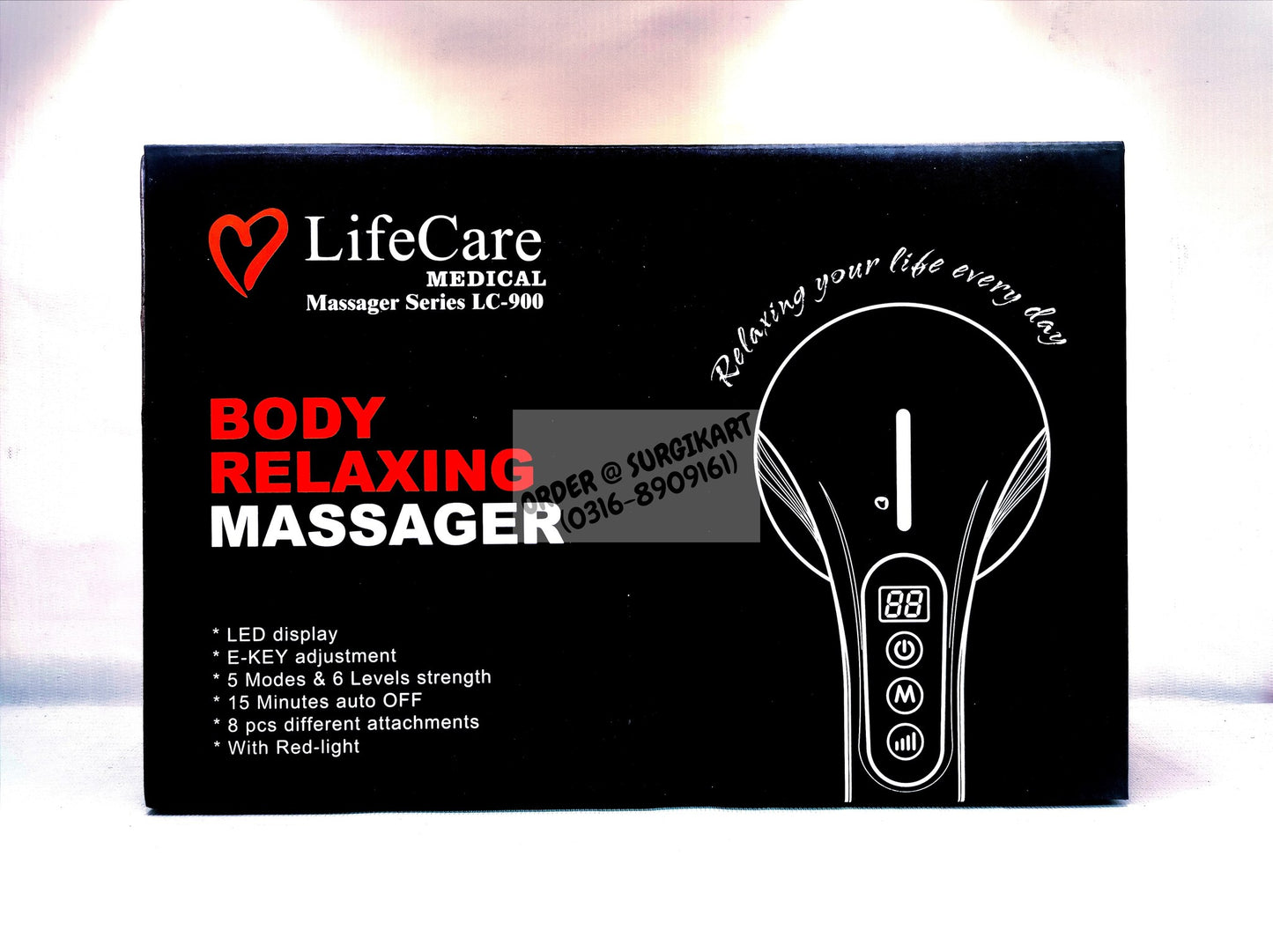 Body Relaxing Massager - LC900 Rechargeable - Electric & Chargeable